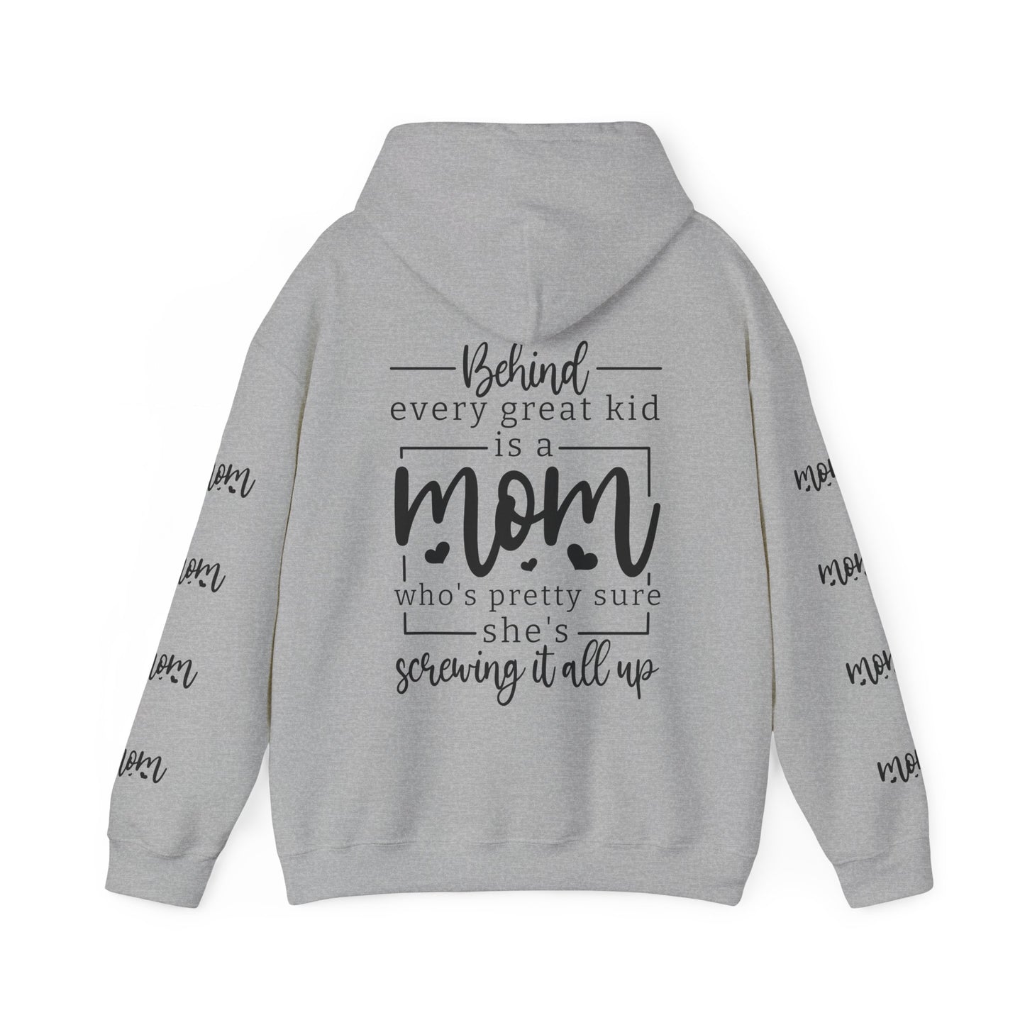 Mother’s love,  Unisex Heavy Blend™ Hooded Sweatshirt (no side arm design)