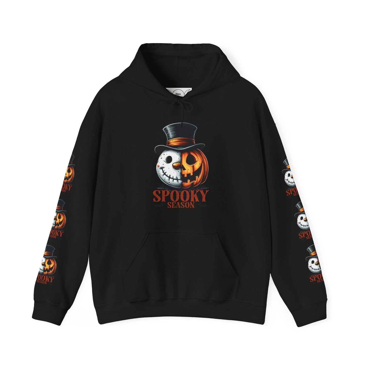 Spooky season,  Unisex Heavy Blend™ Hooded Sweatshirt (sleeve design)