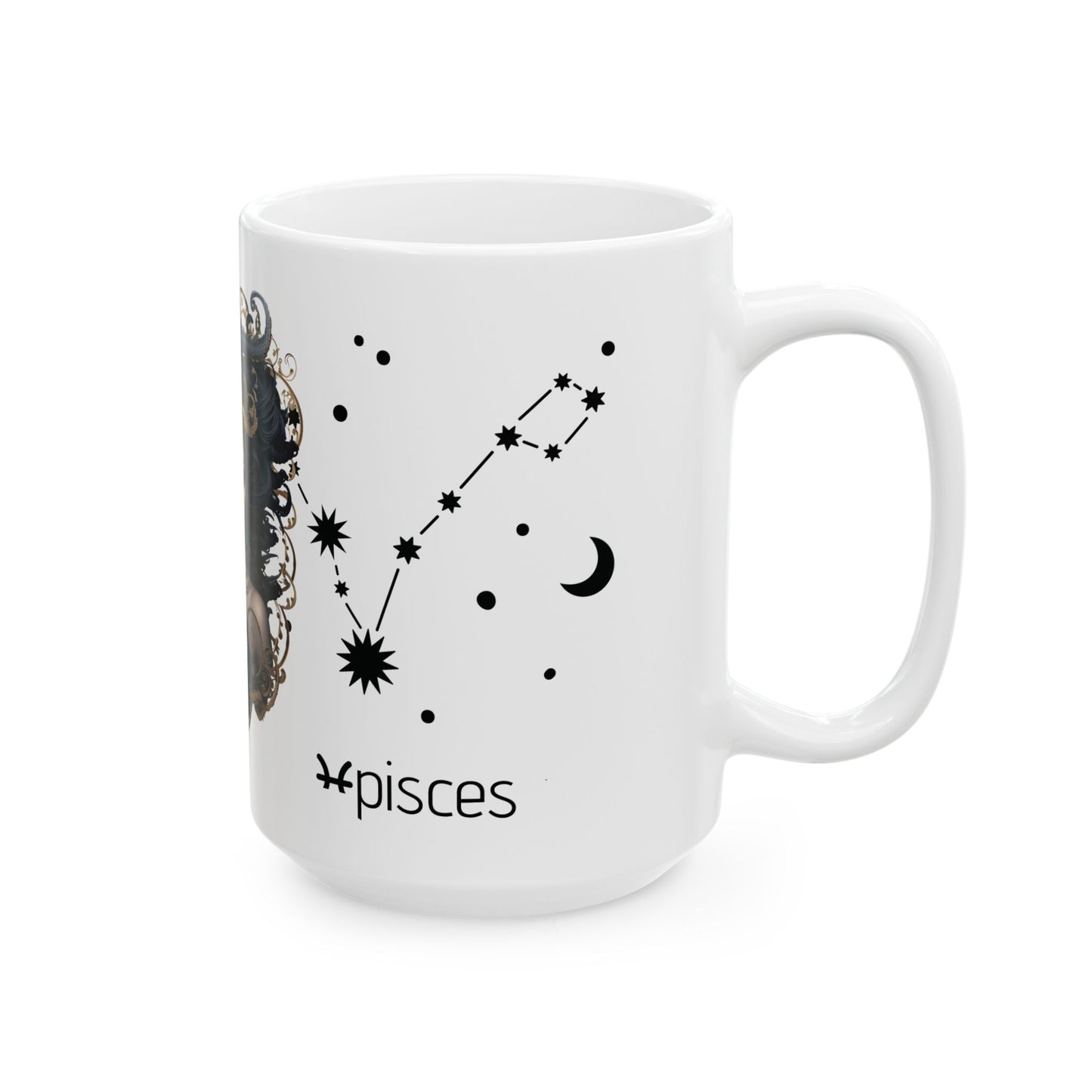 Pisces, Ceramic Mug, 11oz & 15 oz