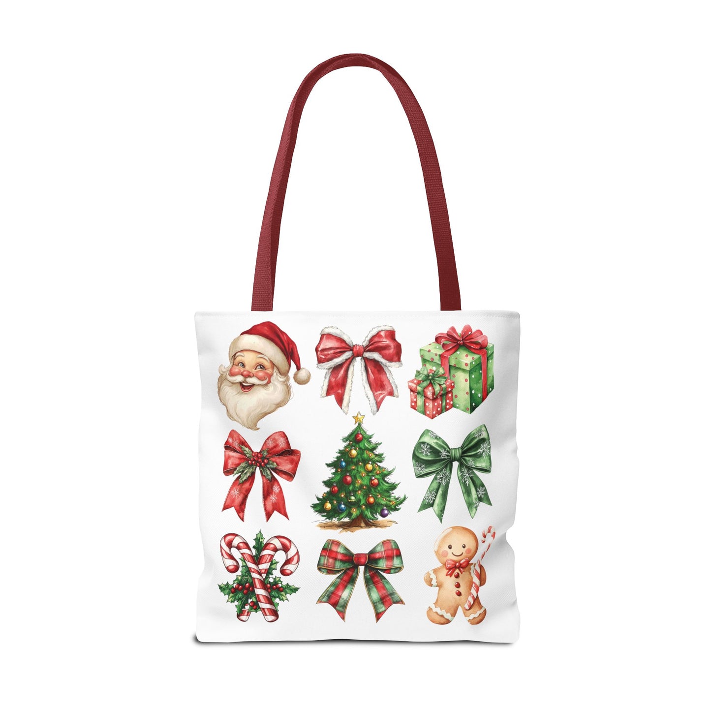 Christmas and bows, Tote Bag (AOP)