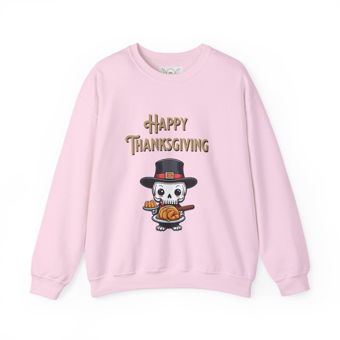 Happy thanksgiving, ™ Crewneck Sweatshirt ( sleeve design )