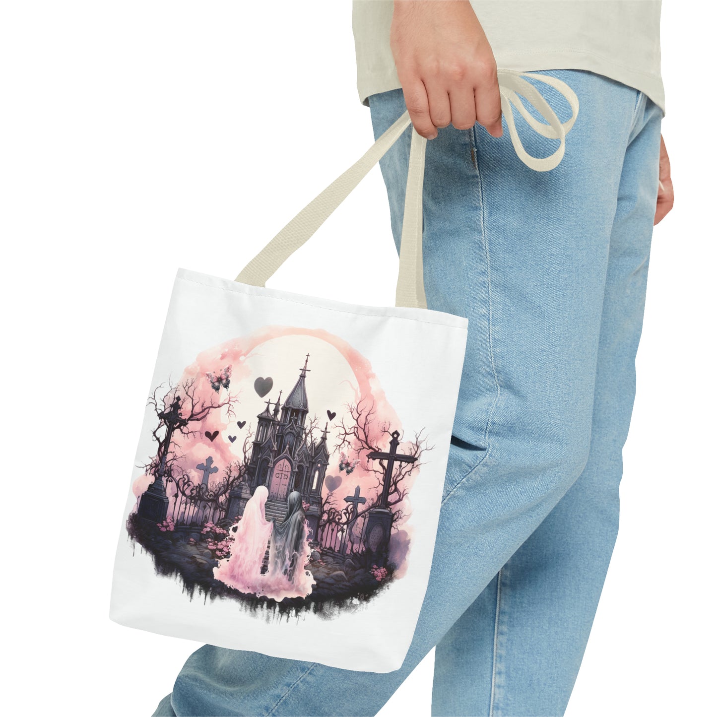 Even in death… we never part, Tote Bag (AOP)