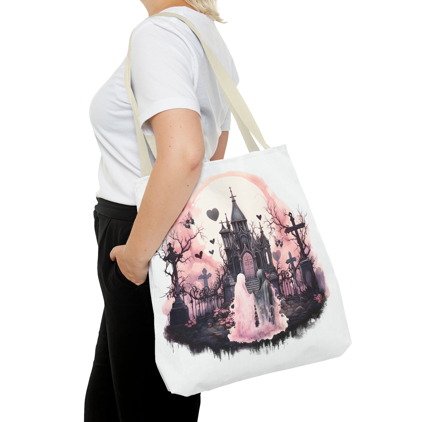 Even in death… we never part, Tote Bag (AOP)