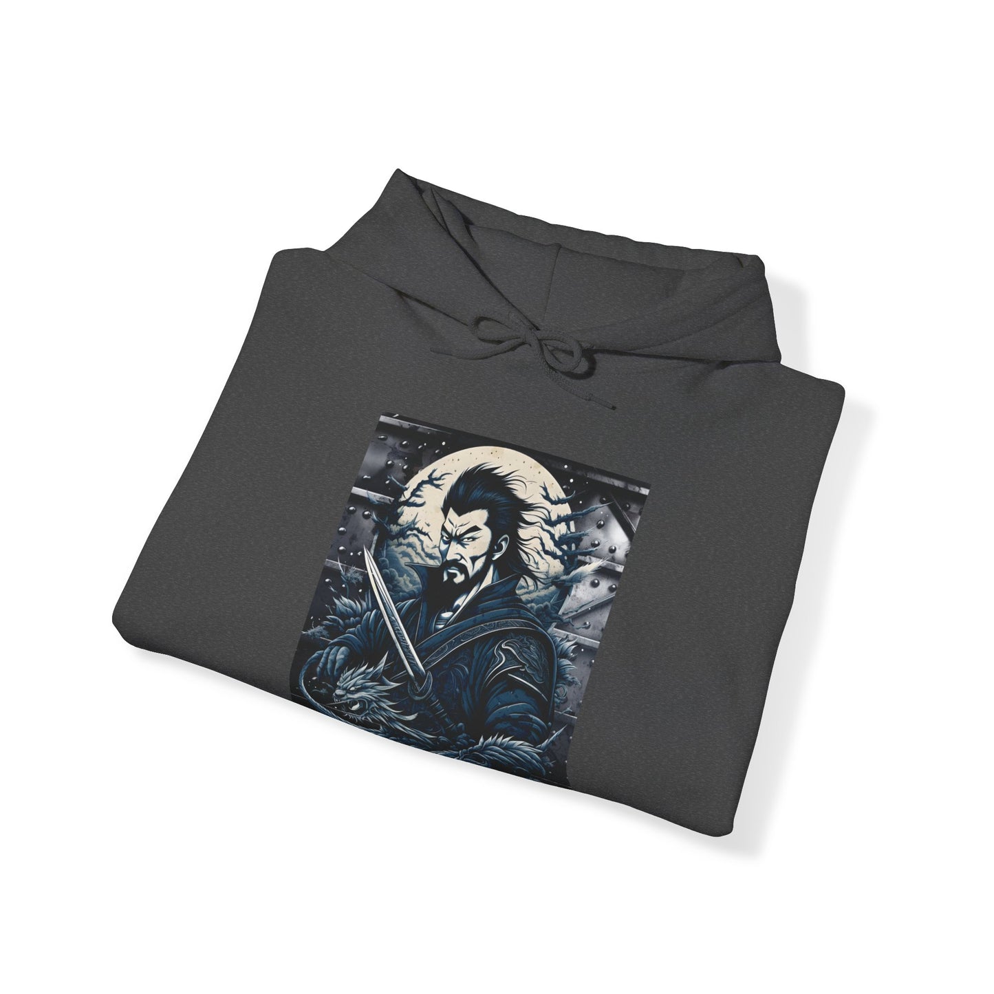 The warrior, Unisex Heavy Blend™ Hooded Sweatshirt ( no side arm design)