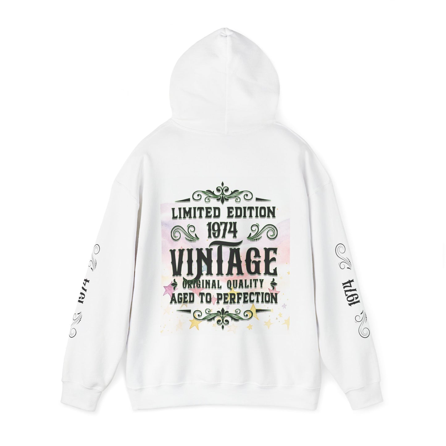 1974 vintage, Unisex Heavy Blend™ Hooded Sweatshirt