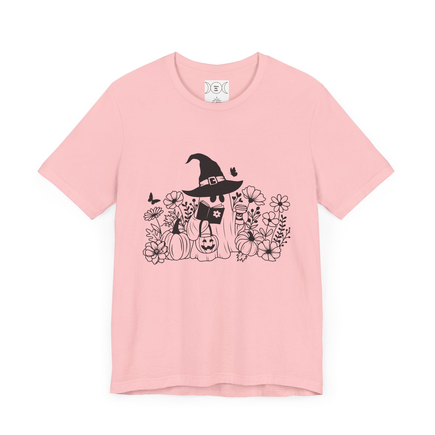 Cozy boo reading, Unisex Jersey Short Sleeve Tee ( No sleeve design)