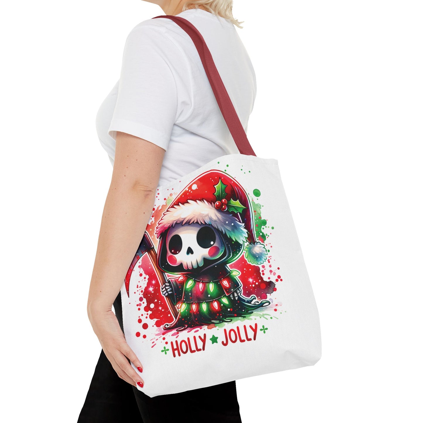 Holly jolly, Tote Bag (AOP)