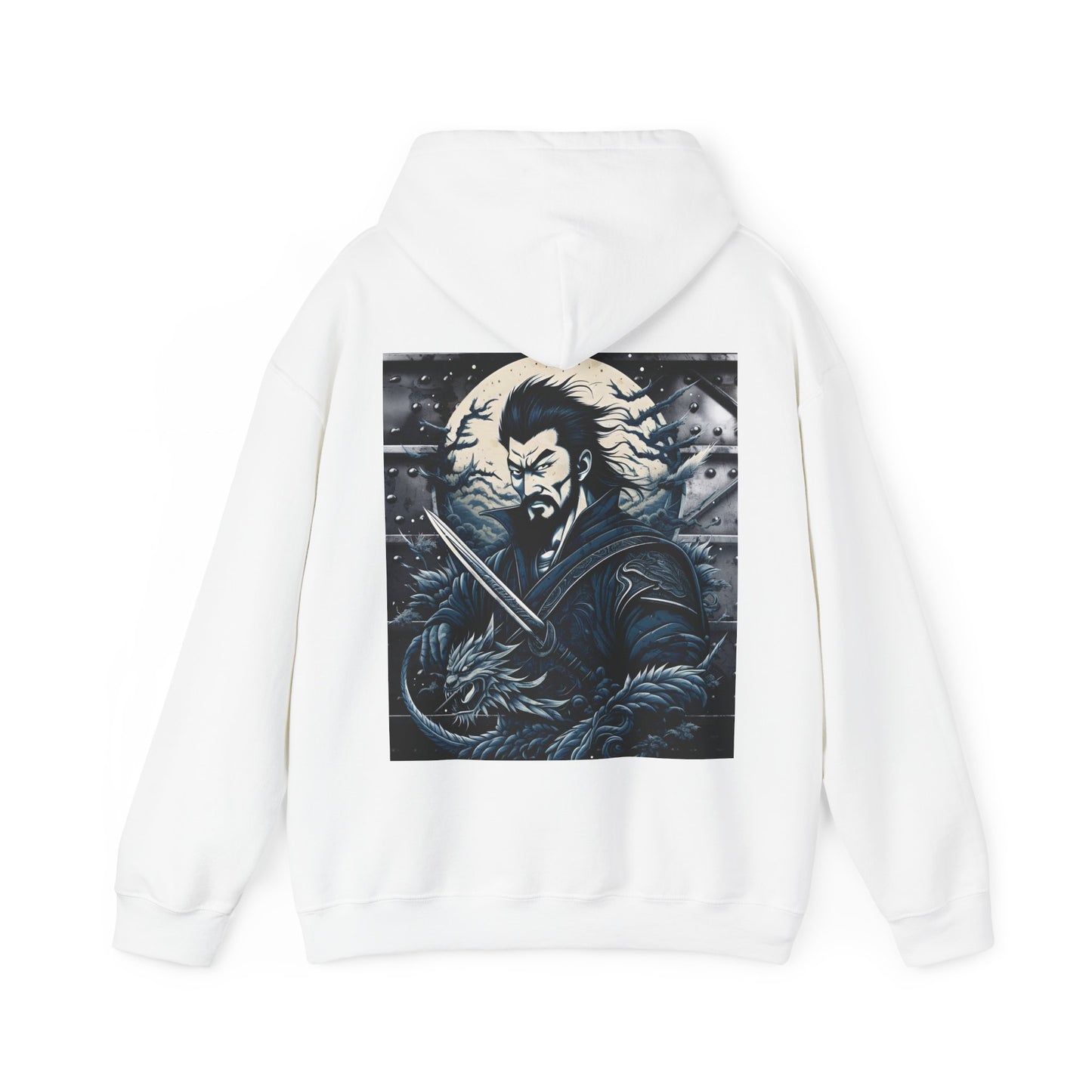 The warrior, Unisex Heavy Blend™ Hooded Sweatshirt ( no side arm design)