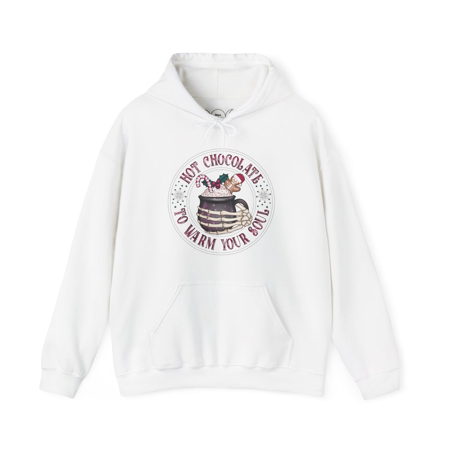 Hot chocolate to warm up my soul,  Unisex Heavy Blend™ Hooded Sweatshirt (no side arm design)