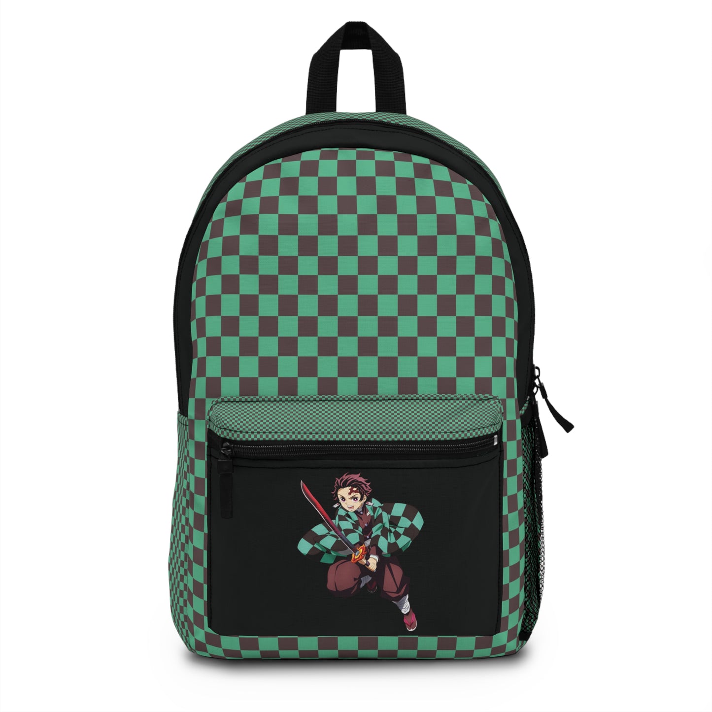 Black & green Backpack