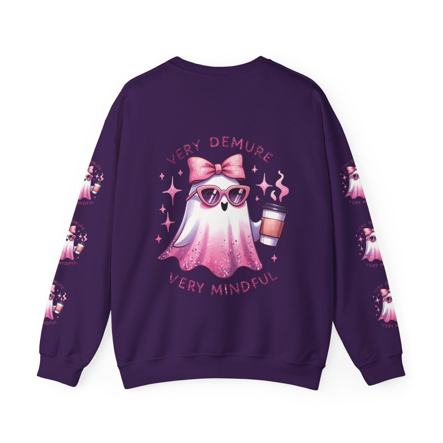 Very demure , ™ Crewneck Sweatshirt (Sleeve design )