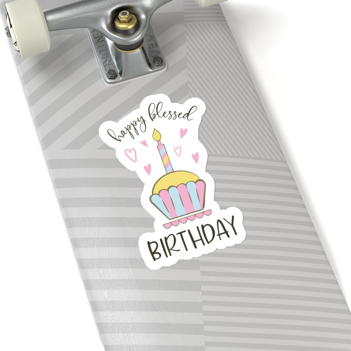 Happy blessed birthday, Kiss-Cut Stickers