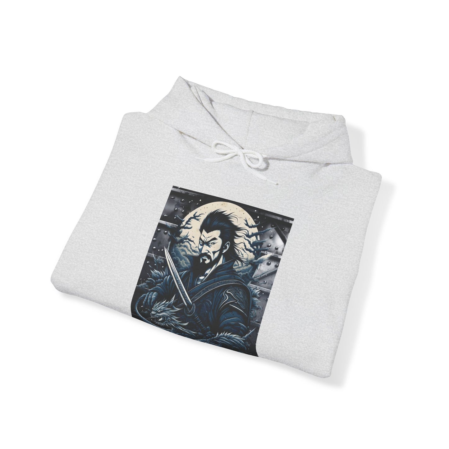 The warrior, Unisex Heavy Blend™ Hooded Sweatshirt ( no side arm design)