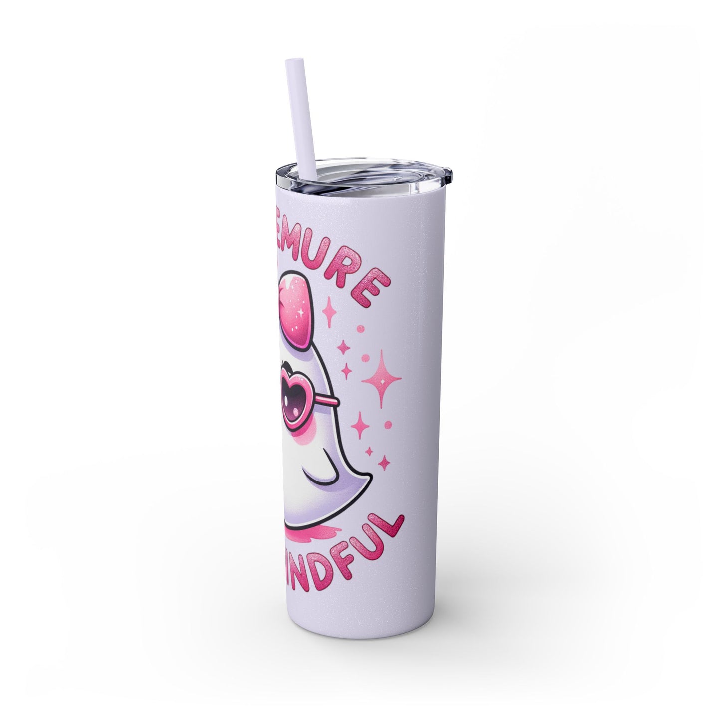 Very demure, Skinny Tumbler with Straw, 20oz