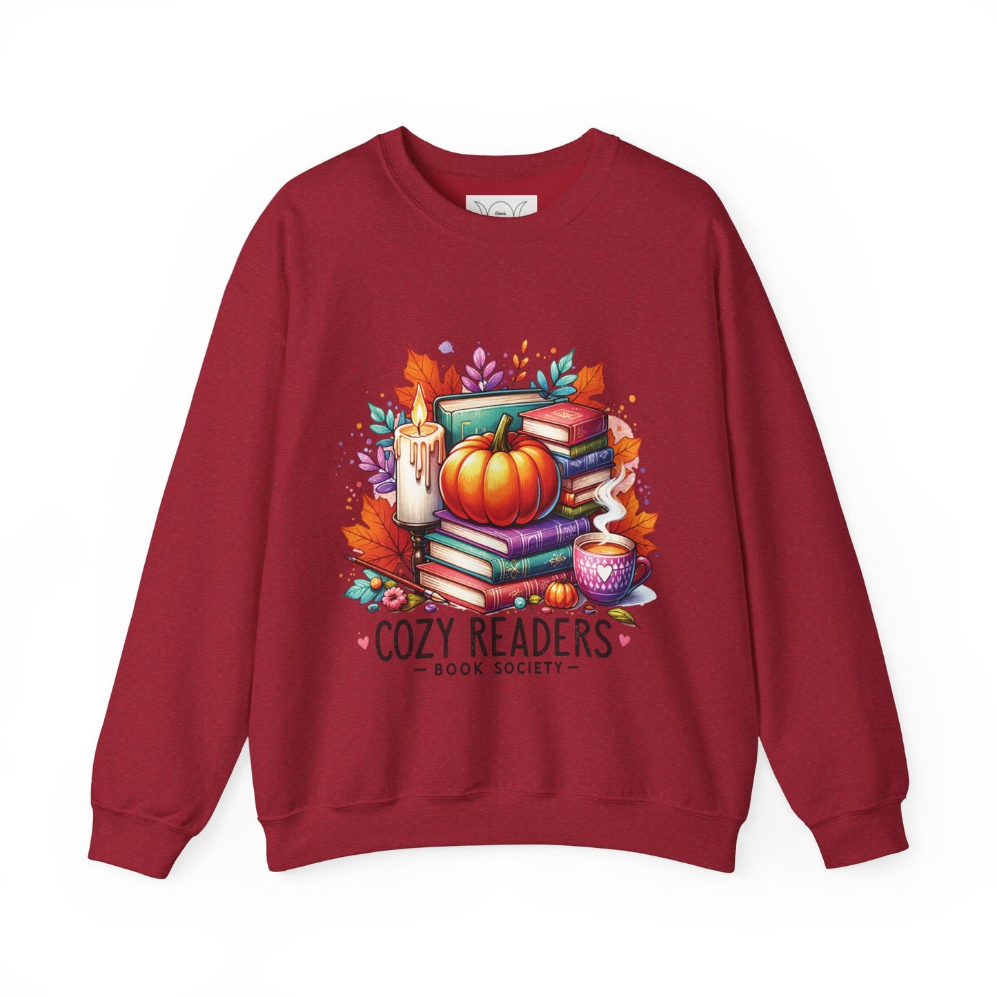 Cozy reader book society, ™ Crewneck Sweatshirt ( no sleeve design )