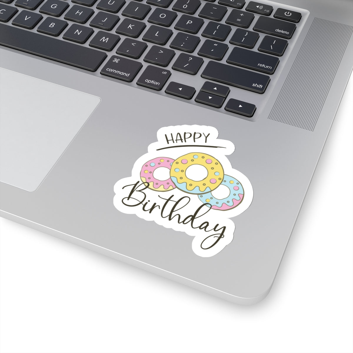 Happy birthday donuts, Kiss-Cut Stickers