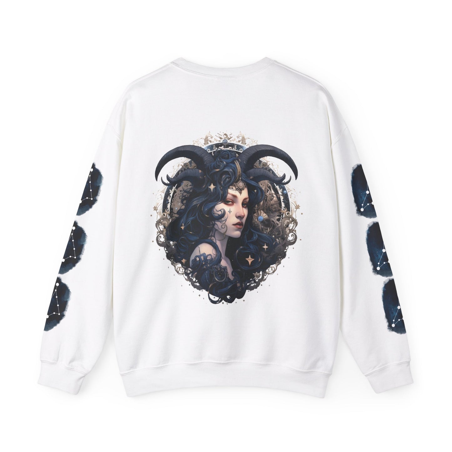 Capricorn , ™ Crewneck Sweatshirt ( side arm design)