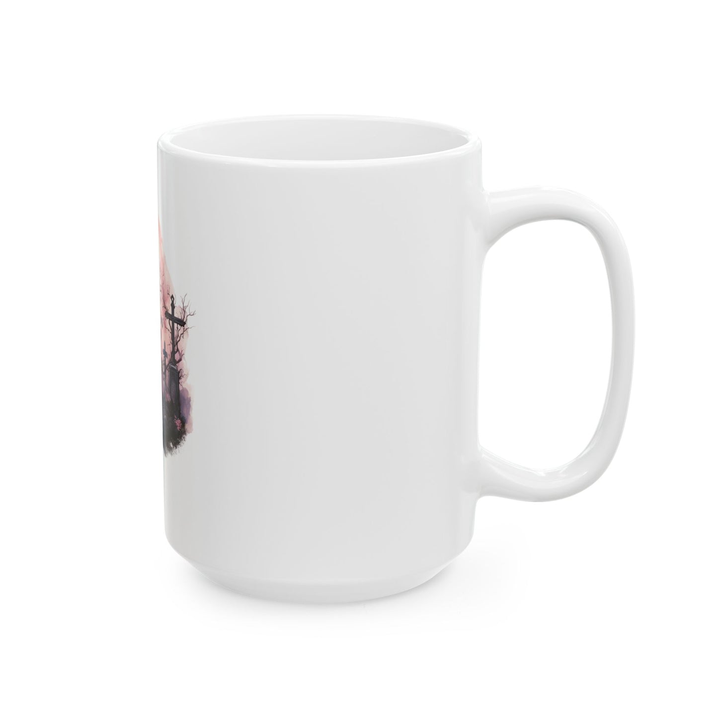 Even in death … we never part, Ceramic Mug 11oz