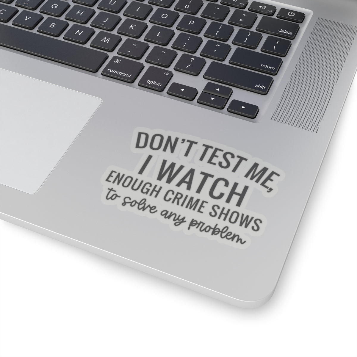 True crime watcher , Kiss-Cut Stickers