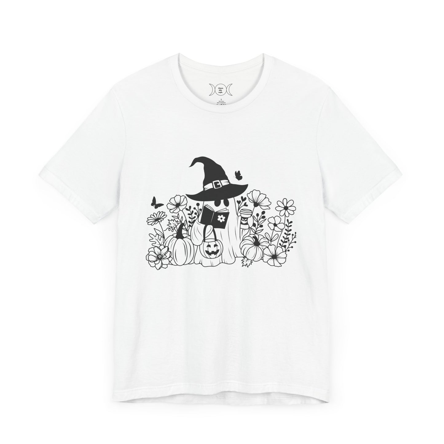 Cozy boo reading, Unisex Jersey Short Sleeve Tee ( No sleeve design)