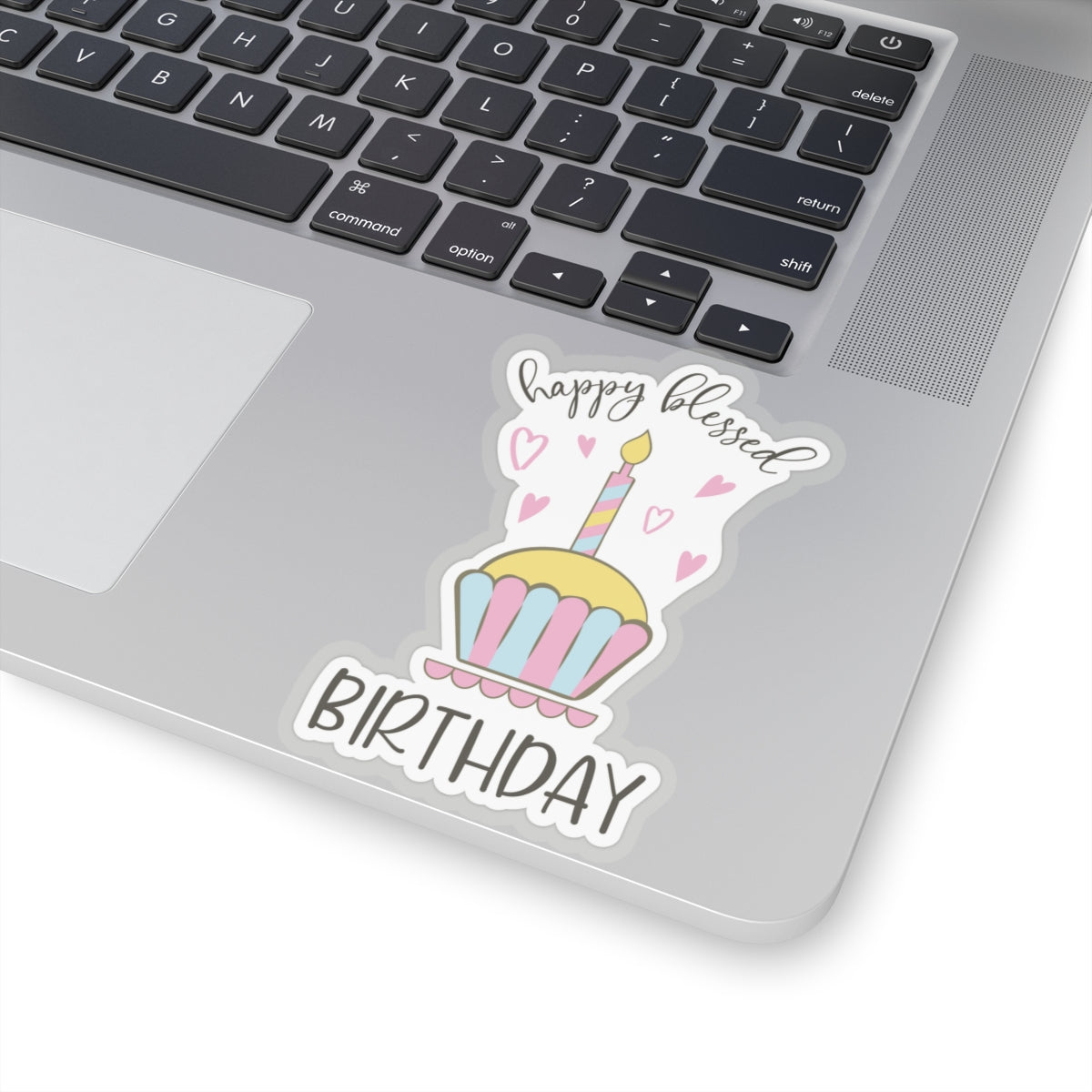 Happy blessed birthday, Kiss-Cut Stickers