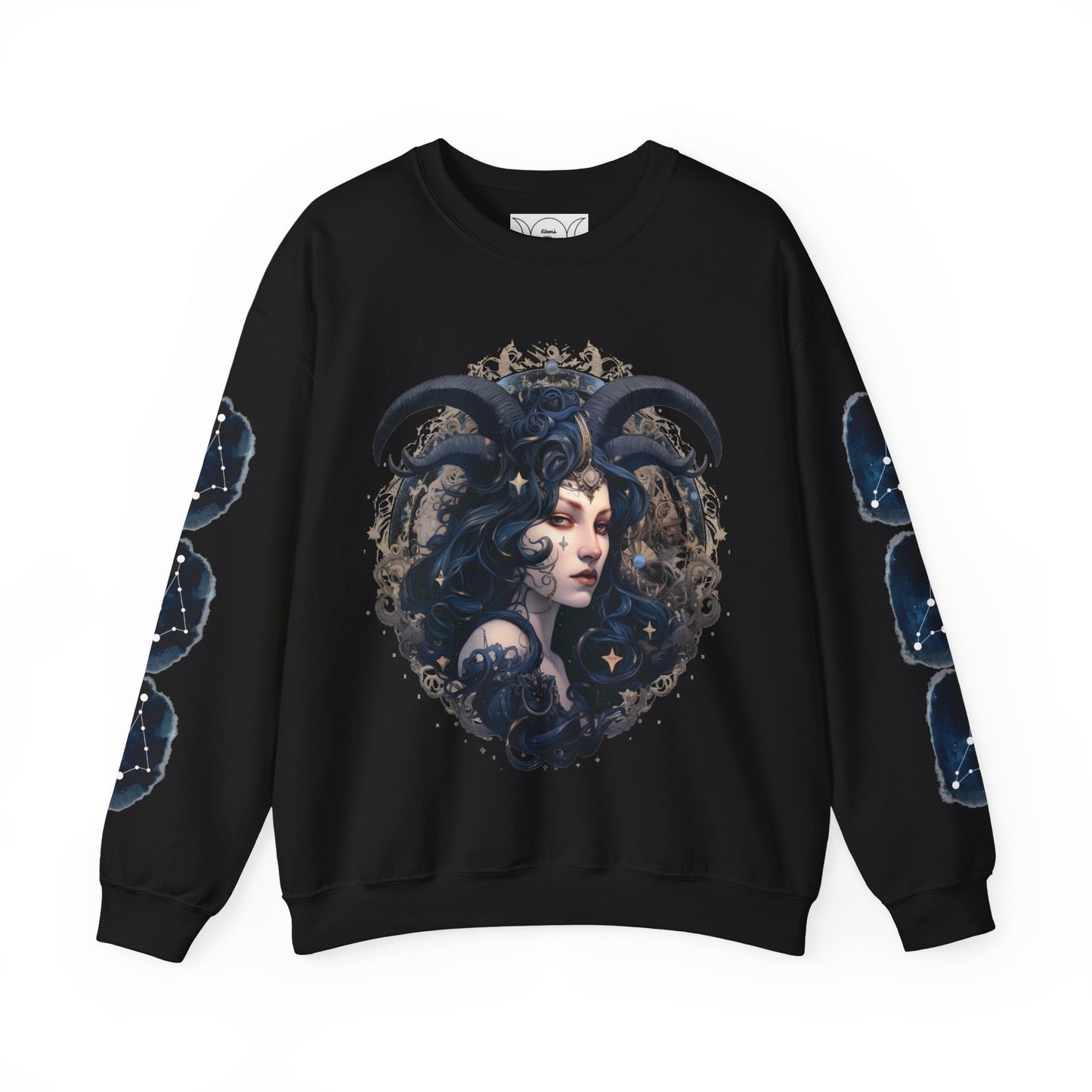 Capricorn , ™ Crewneck Sweatshirt ( side arm design)