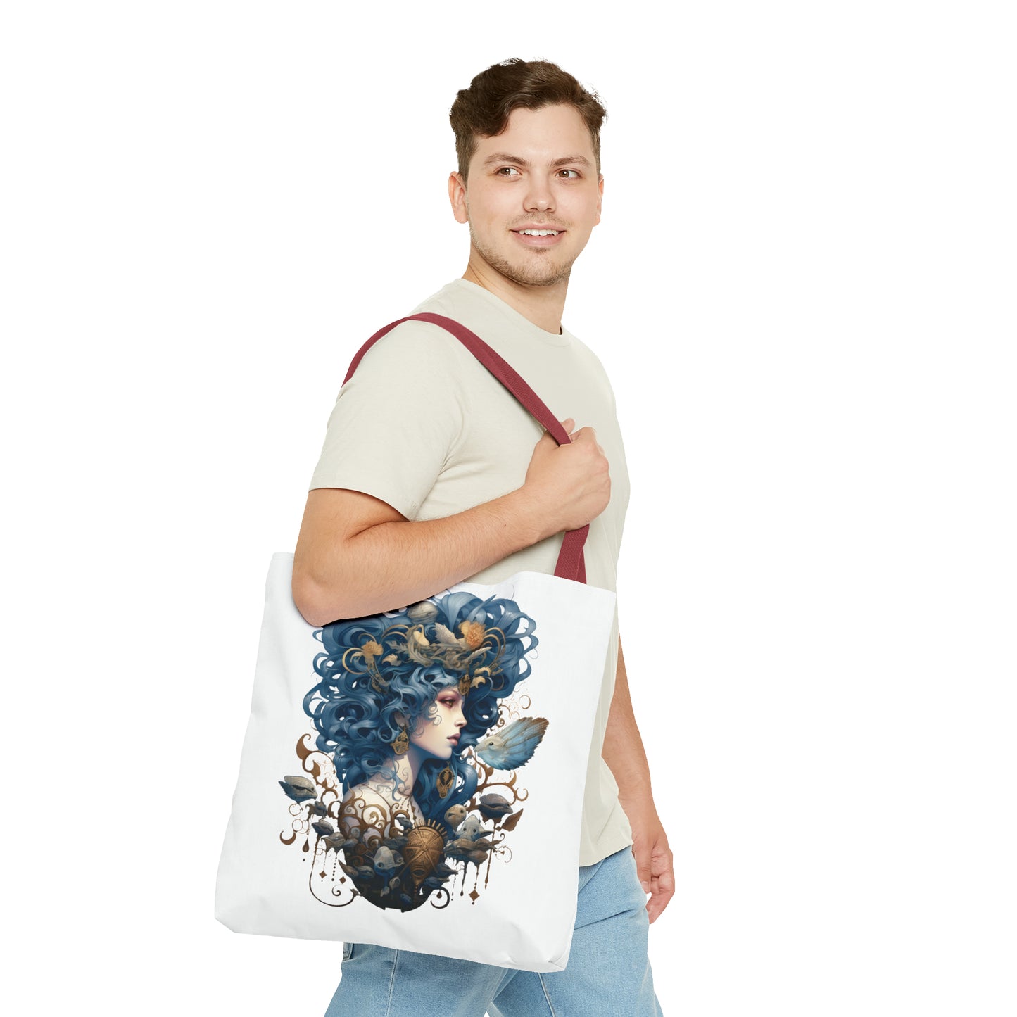 Aquarius, Tote Bag (AOP)