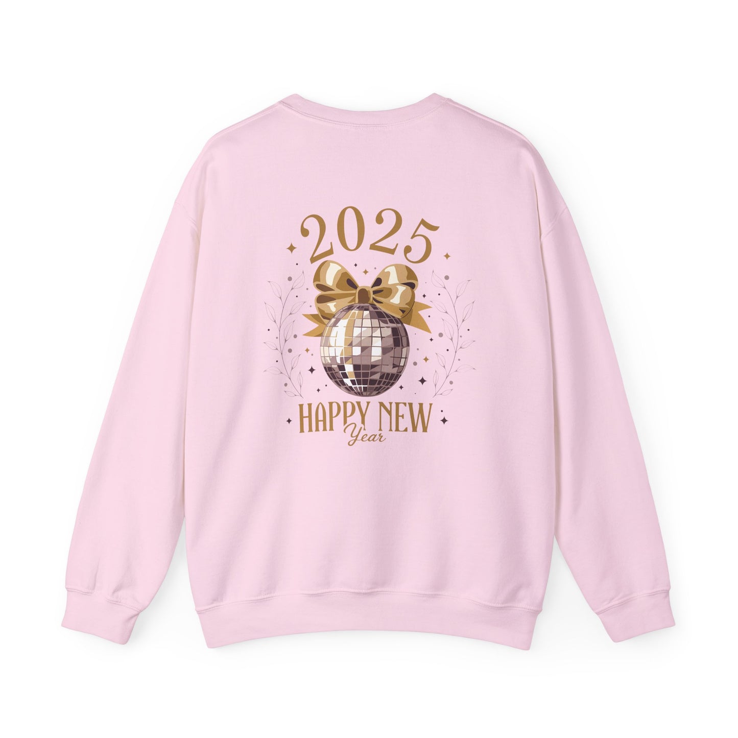 Happy year, Unisex Heavy Blend™ Crewneck Sweatshirt ( no sleeve design)