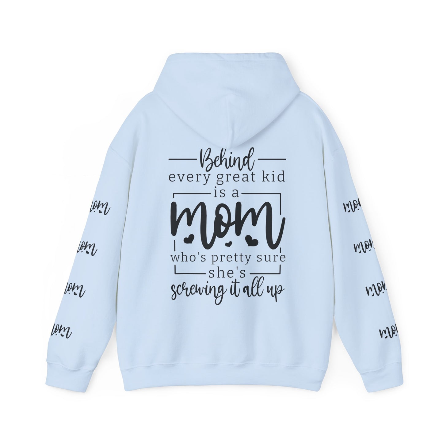 Mother’s love,  Unisex Heavy Blend™ Hooded Sweatshirt (no side arm design)