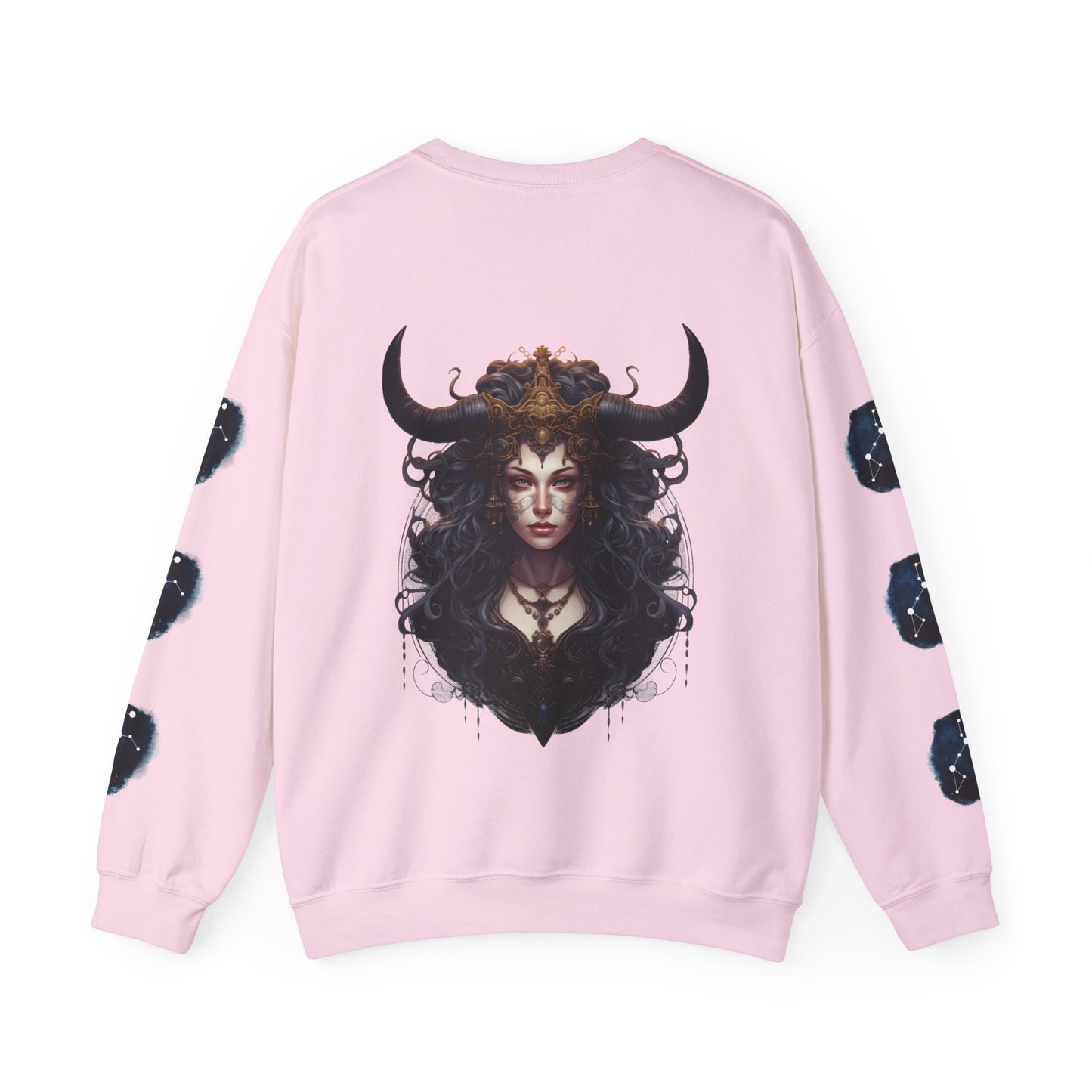 Taurus , ™ Crewneck Sweatshirt ( sleeve design)