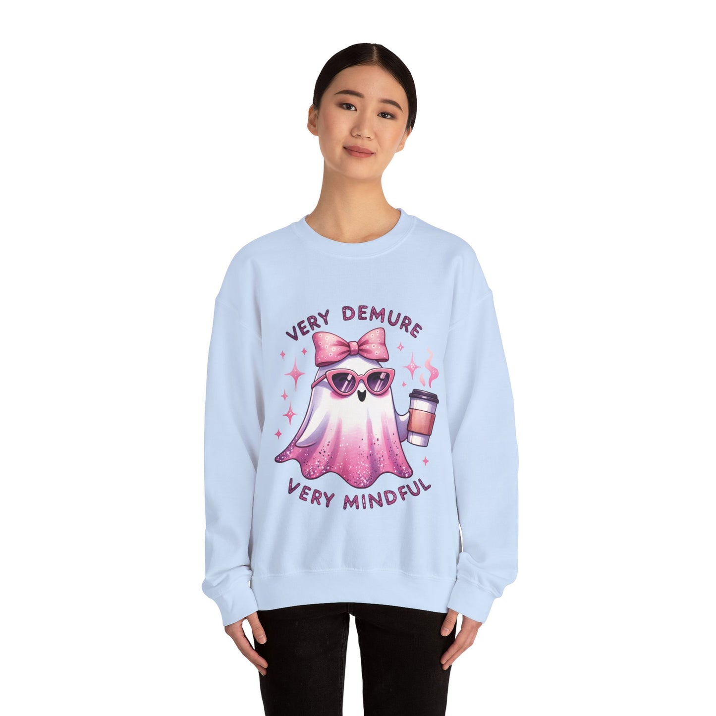 Very demure , ™ Crewneck Sweatshirt ( no sleeve design )