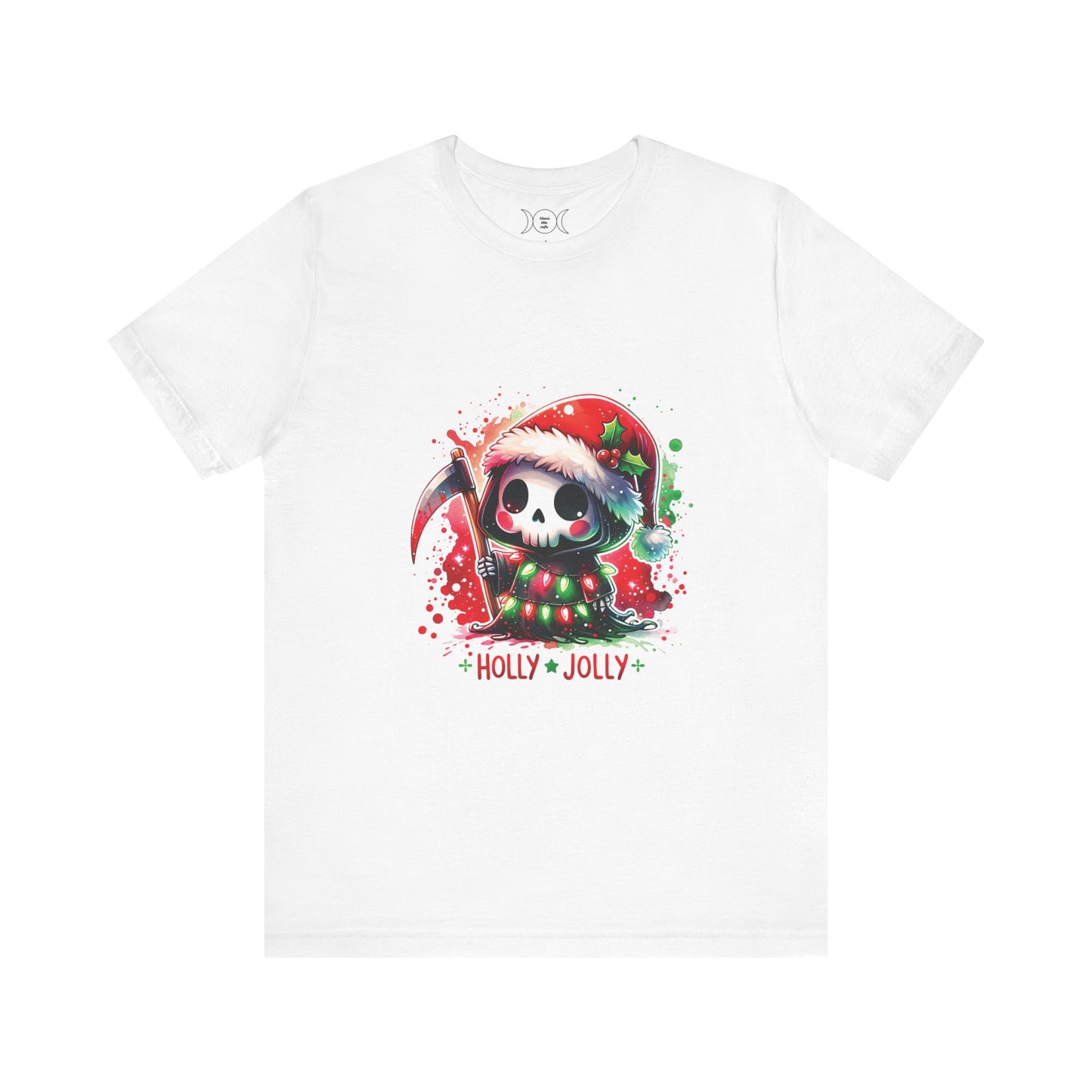 Holly jolly , Unisex Jersey Short Sleeve Tee ( no sleeve design)