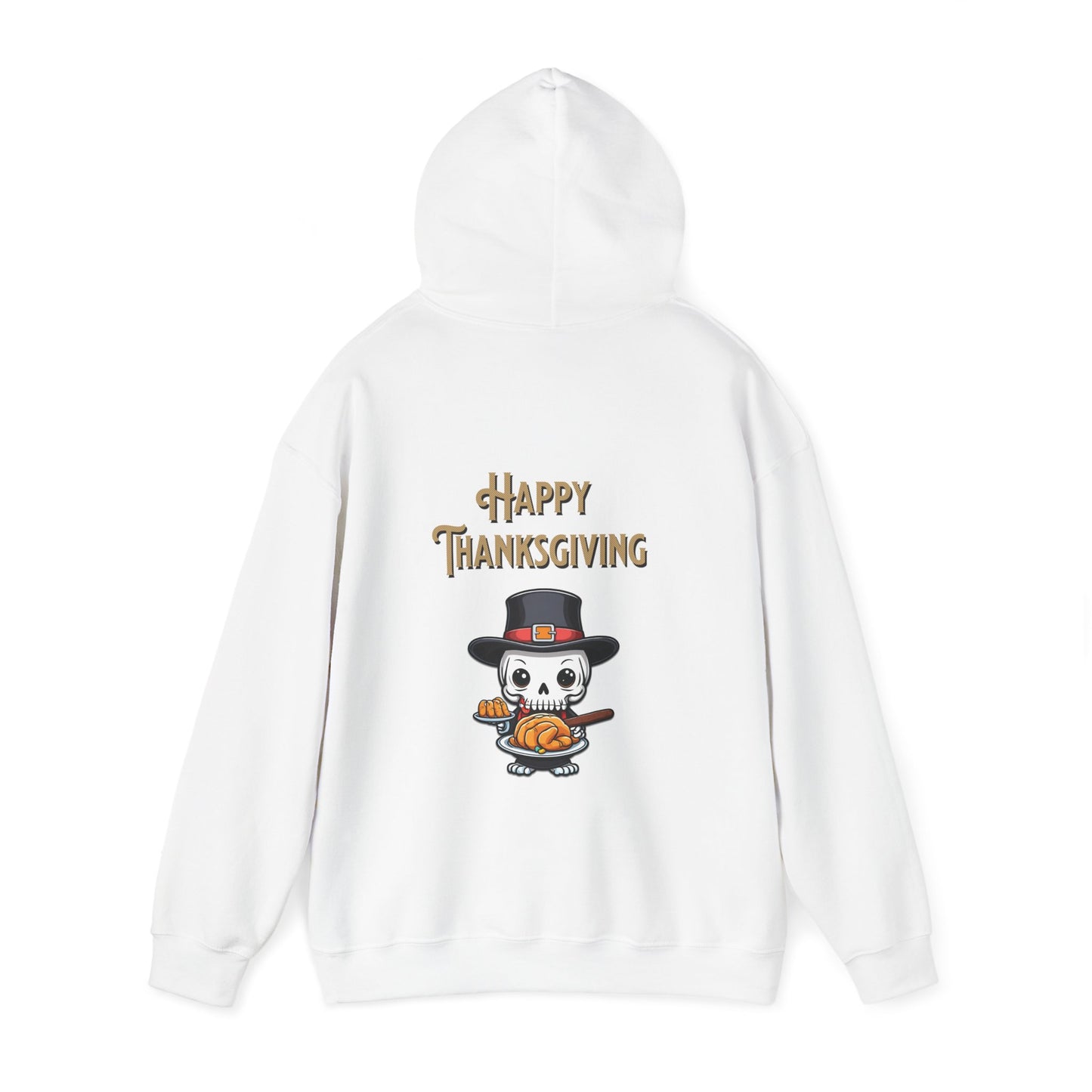 Happy thanksgiving ,  Unisex Heavy Blend™ Hooded Sweatshirt (no side arm design)