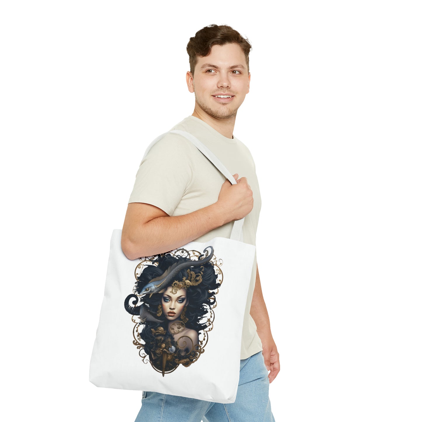 Pisces, Tote Bag (AOP)