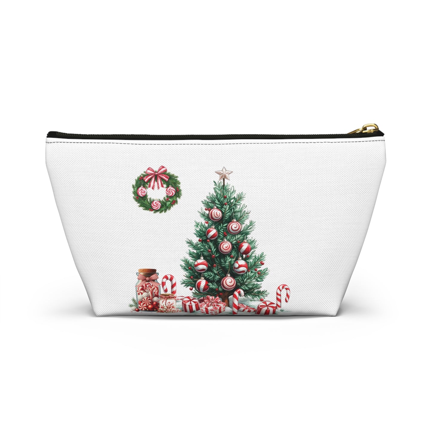 Peppermint Christmas,  Accessory Pouch w T-bottoms