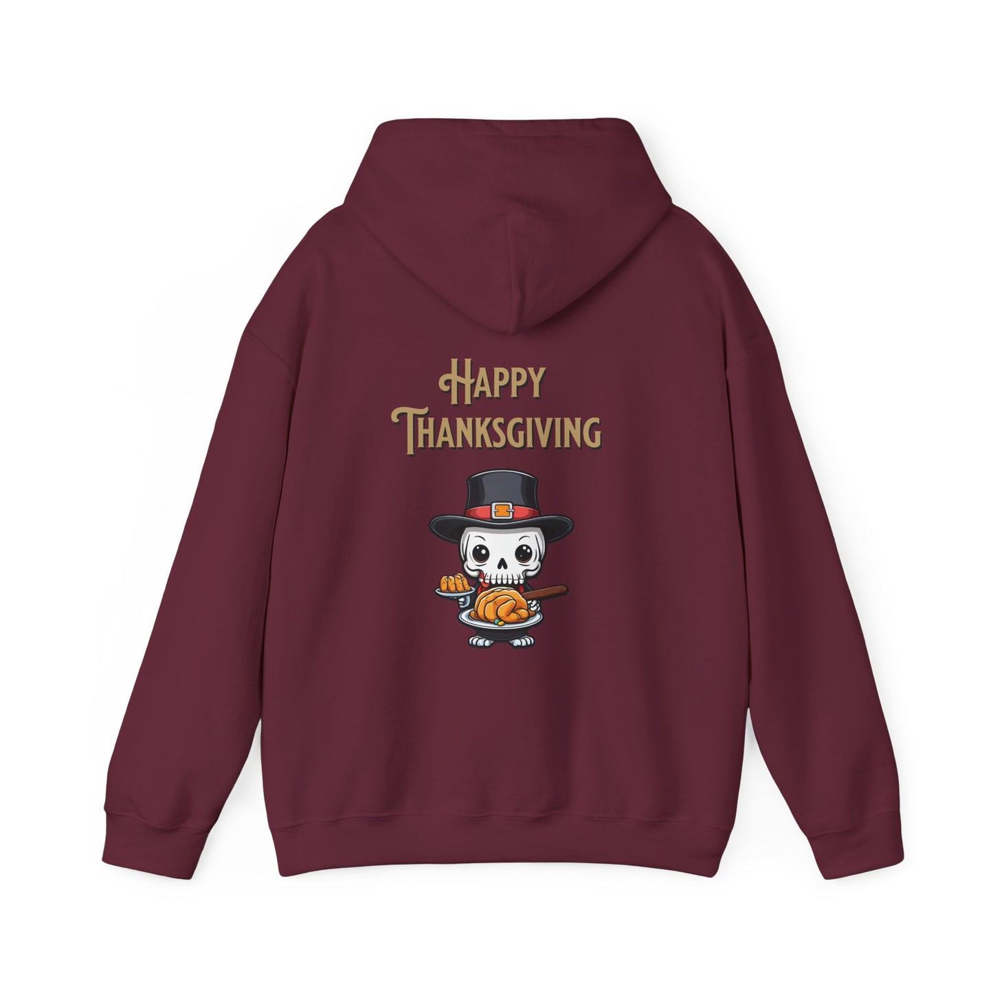 Happy thanksgiving ,  Unisex Heavy Blend™ Hooded Sweatshirt (no side arm design)