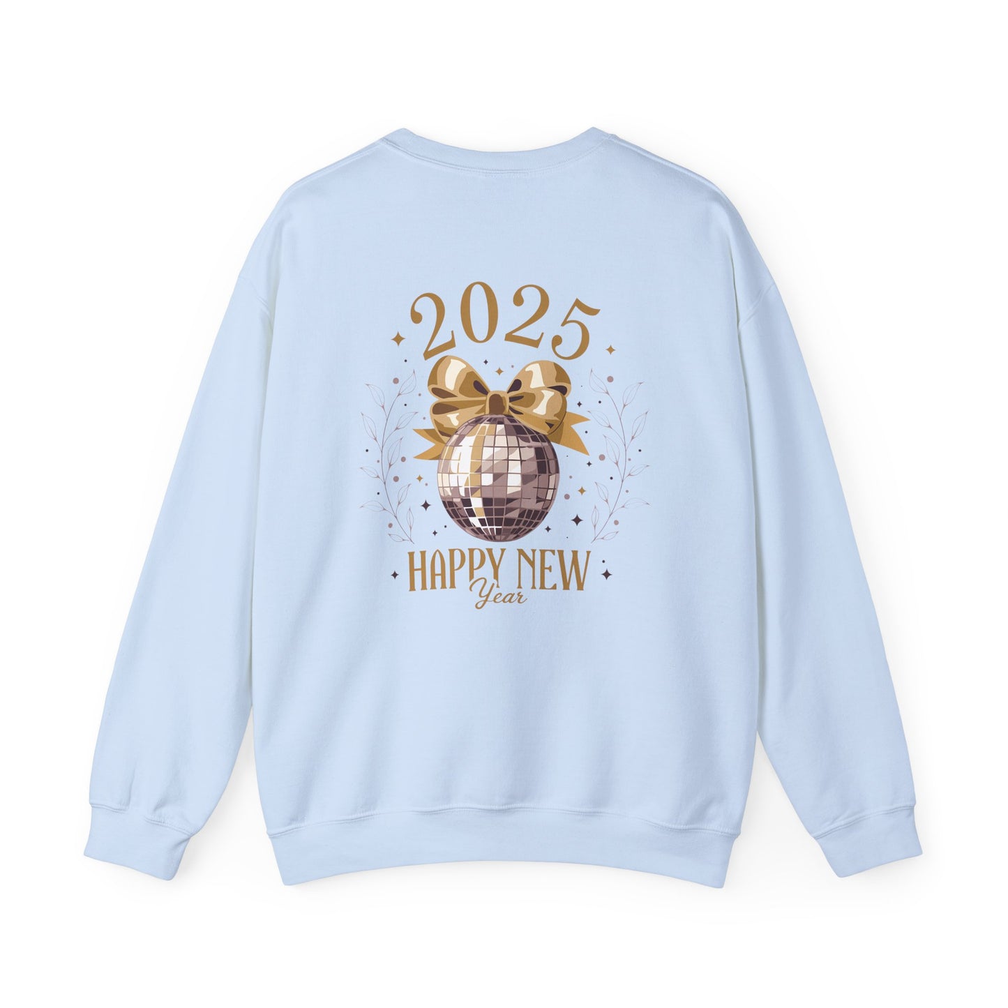 Happy year, Unisex Heavy Blend™ Crewneck Sweatshirt ( no sleeve design)