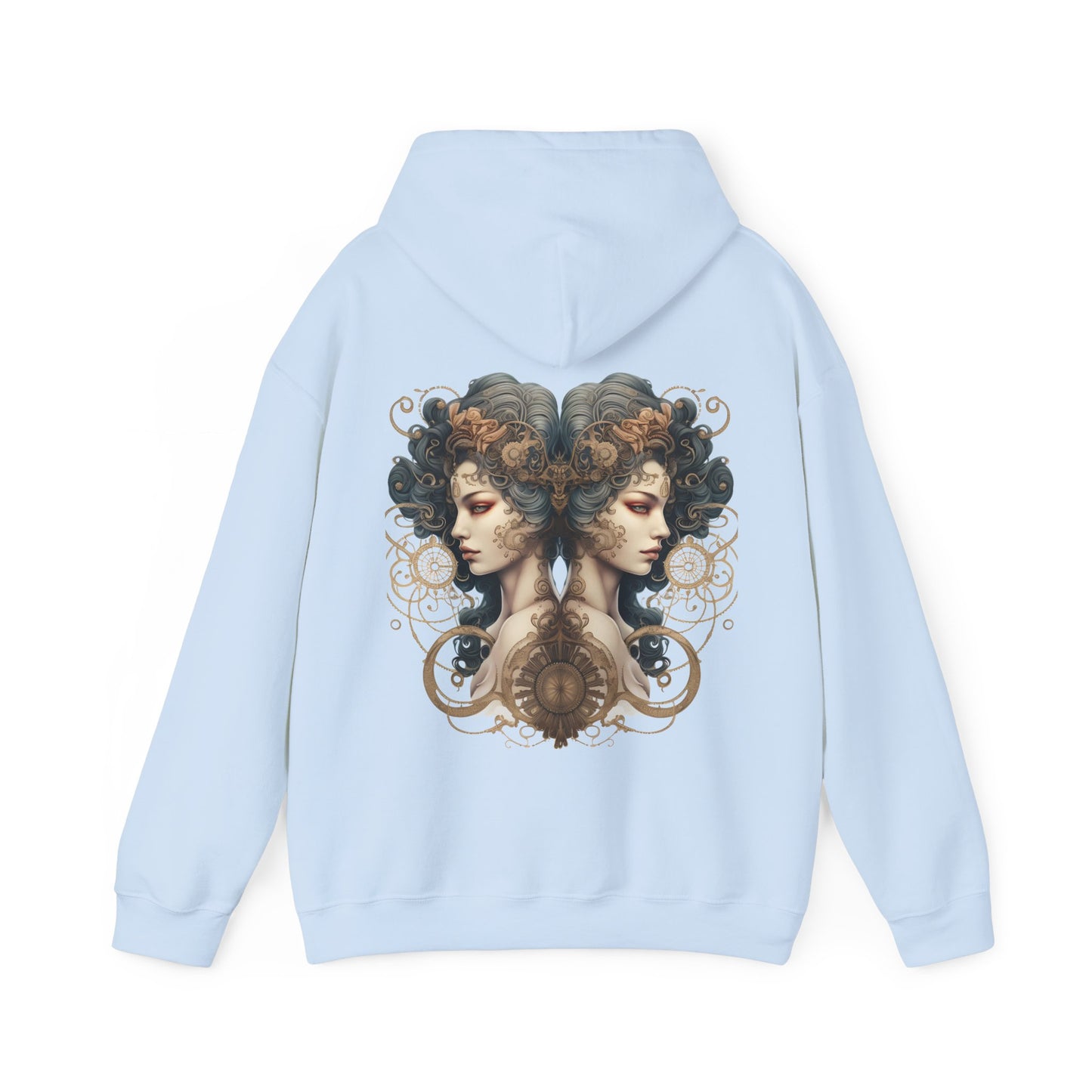 Gemini ,  Unisex Heavy Blend™ Hooded Sweatshirt (no side arm design)