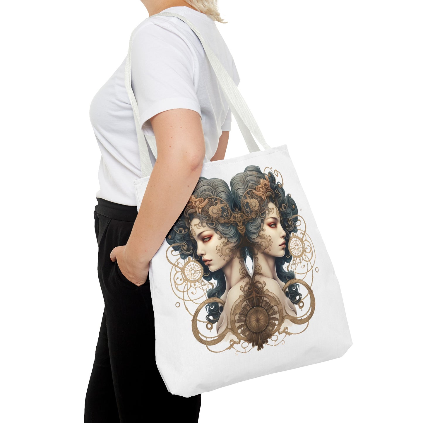 Gemini , Tote Bag (AOP)