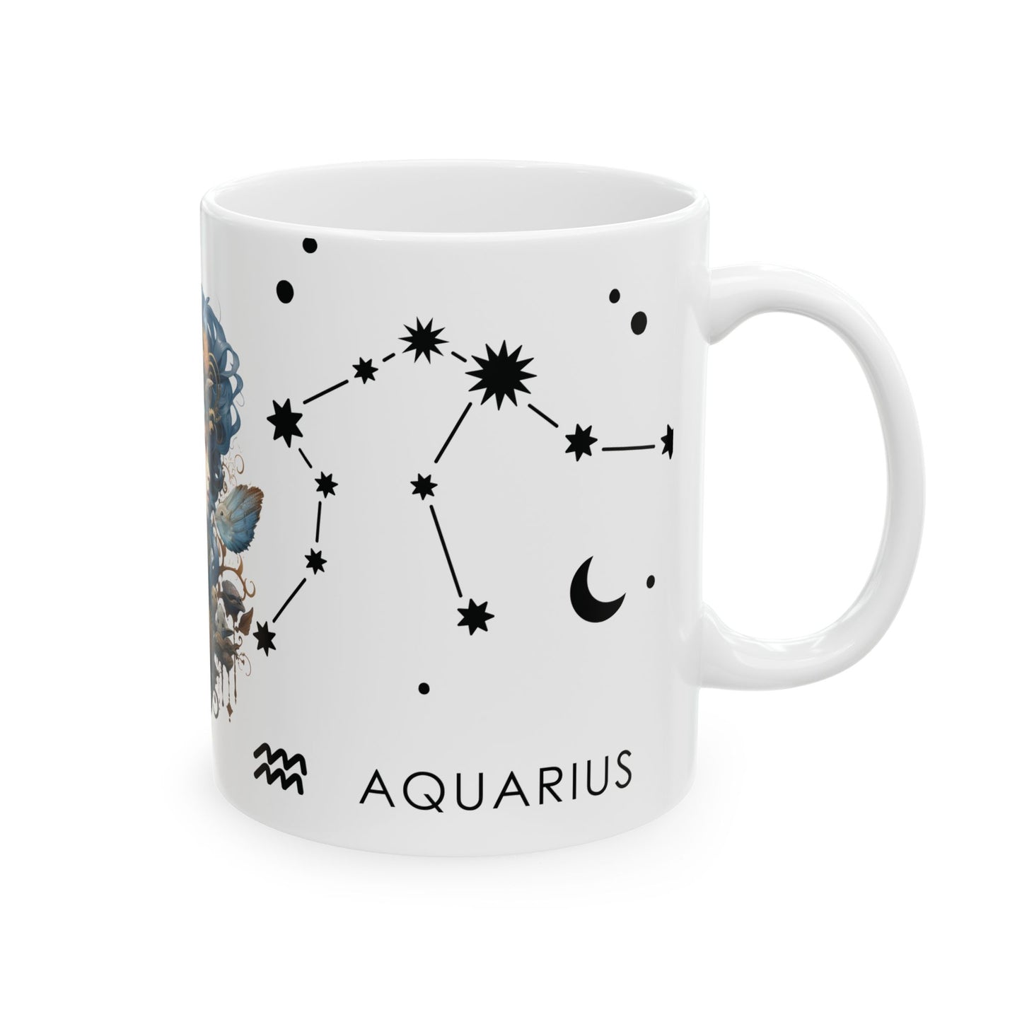 Aquarius,Ceramic Mug, 11oz & 15 oz