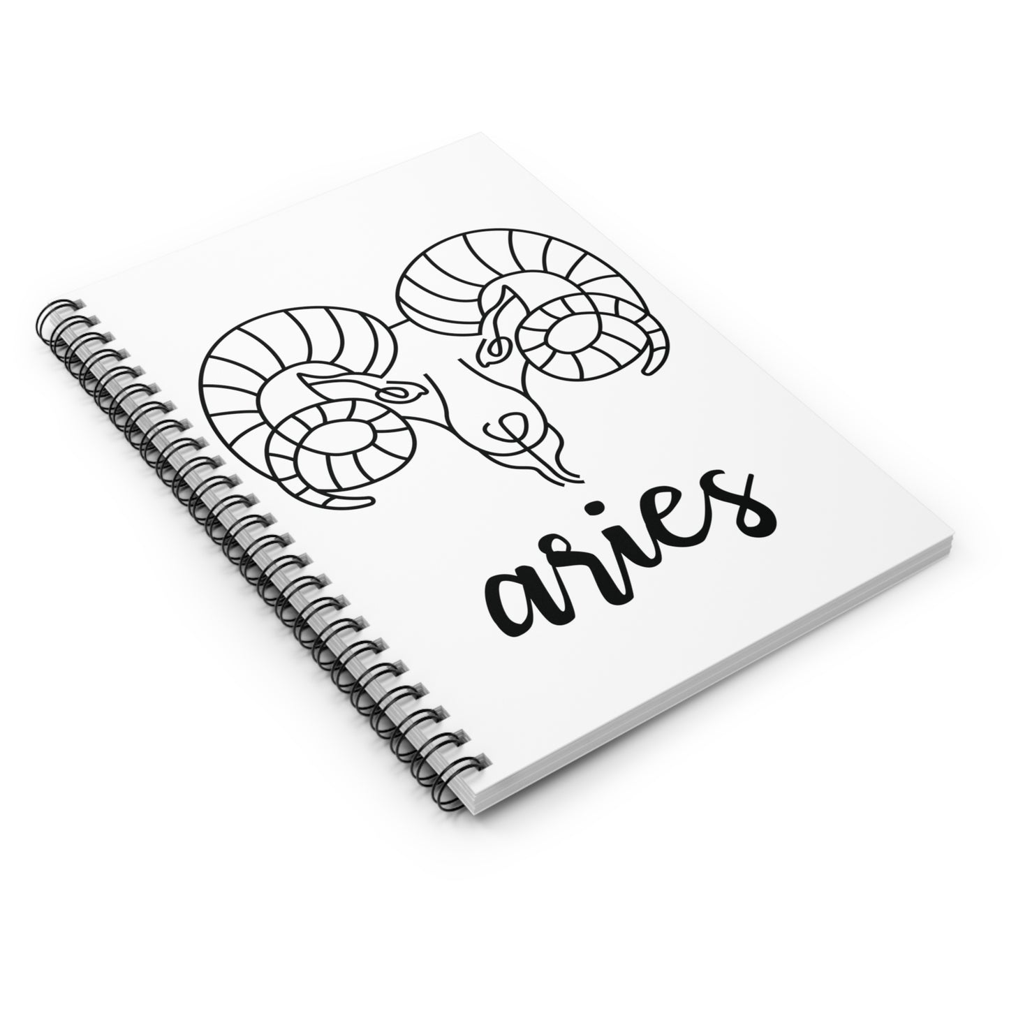 Aries Spiral Notebook - Ruled Line