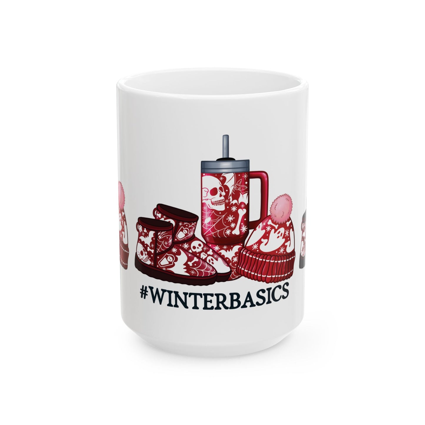 #winterbasics, Ceramic Mug, (11oz, 15oz)