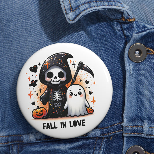 Fall in love, Custom Pin Buttons