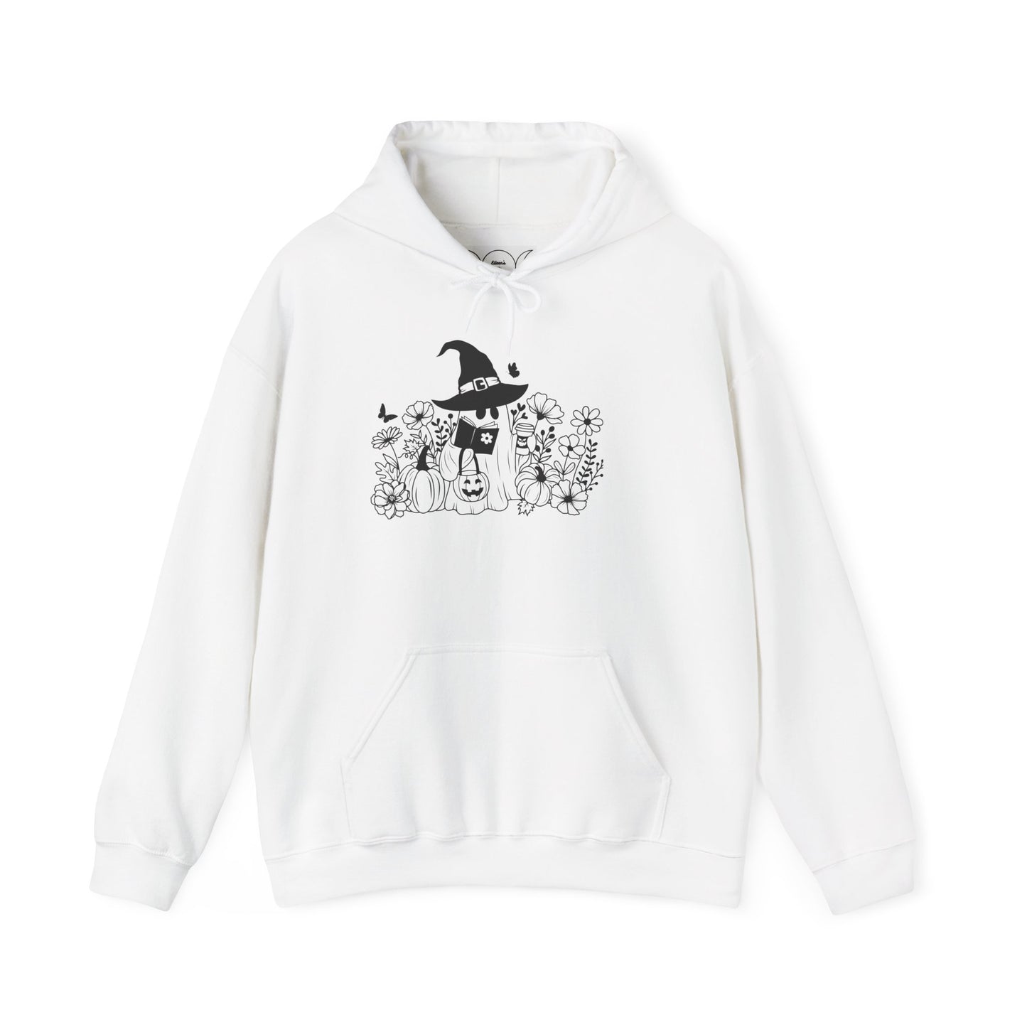 Cozy boo reading,  Unisex Heavy Blend™ Hooded Sweatshirt (no side arm design)