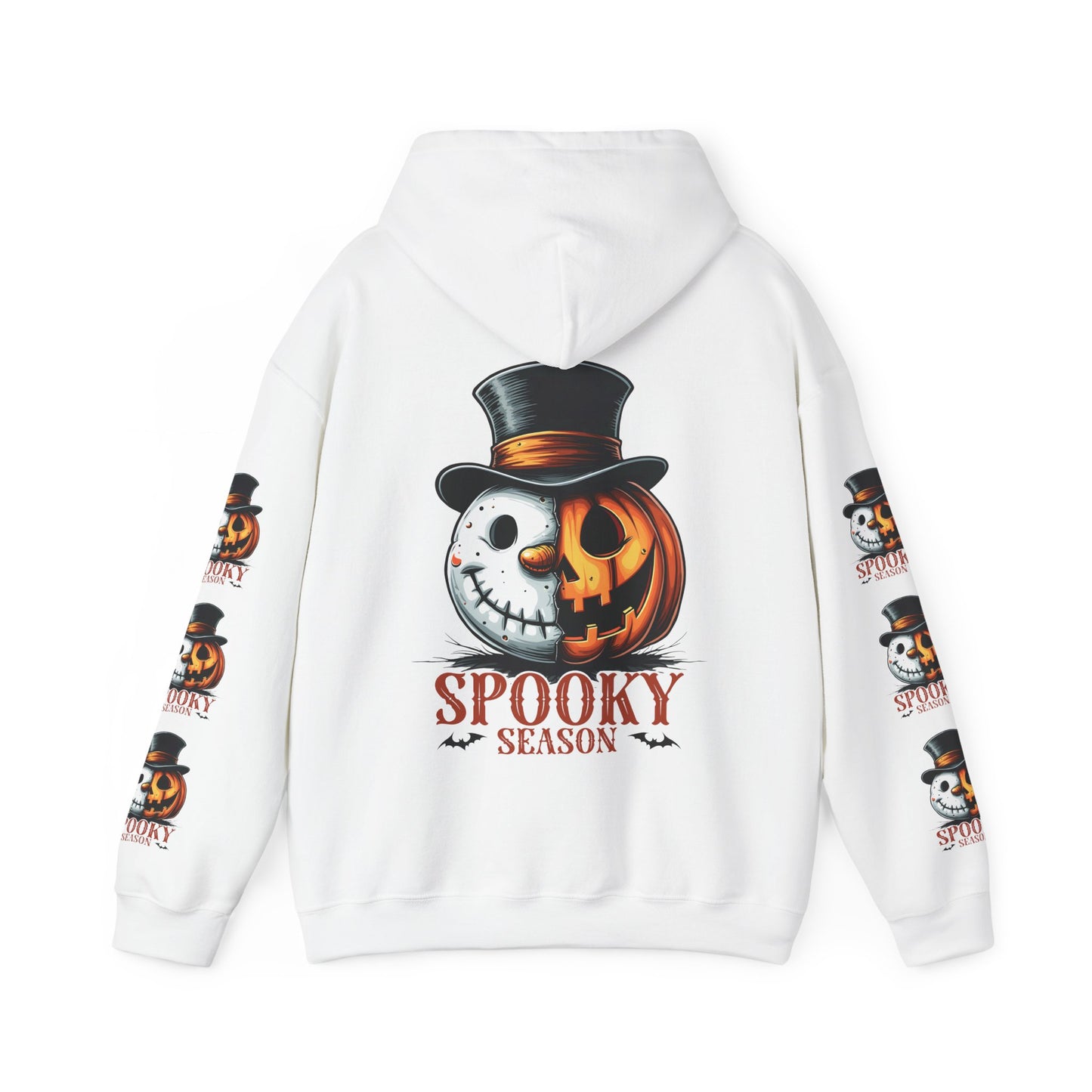 Spooky season,  Unisex Heavy Blend™ Hooded Sweatshirt (sleeve design)