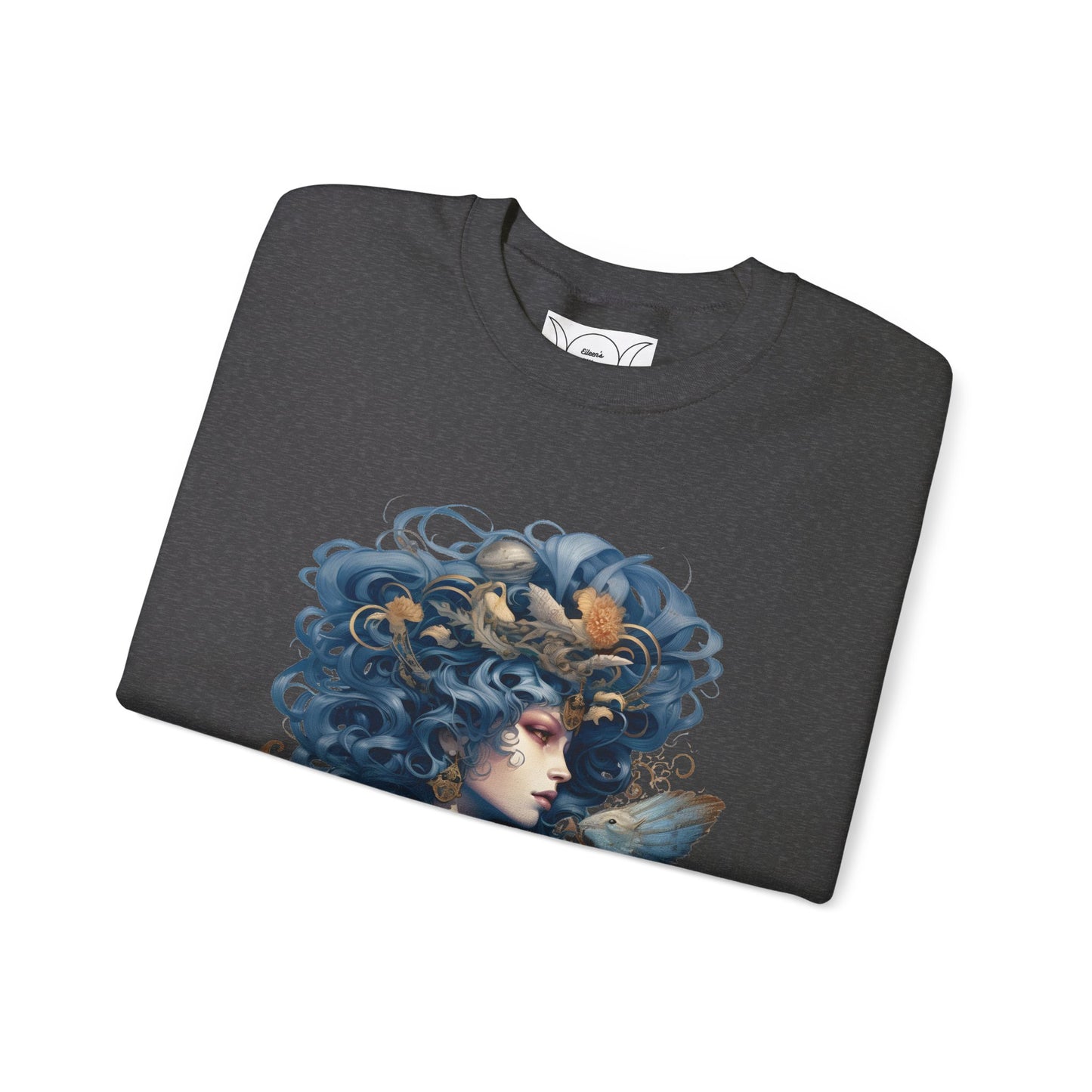 Aquarius , ™ Crewneck Sweatshirt ( side arm design)