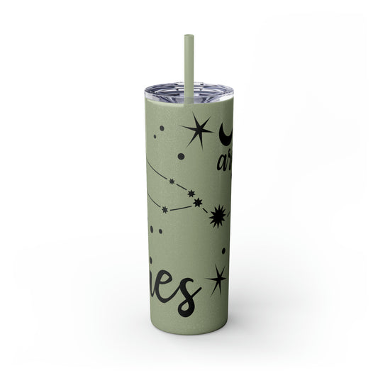 Aries, Skinny Tumbler with Straw, 20oz