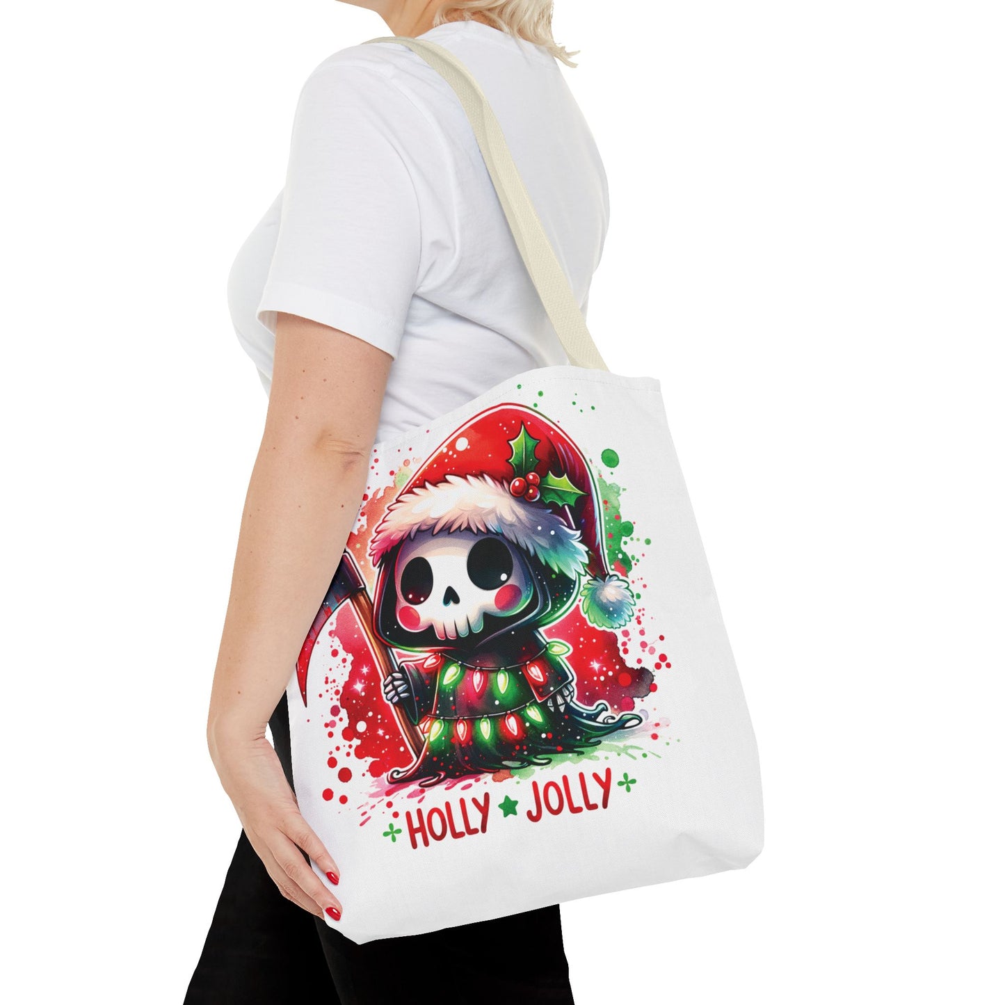 Holly jolly, Tote Bag (AOP)