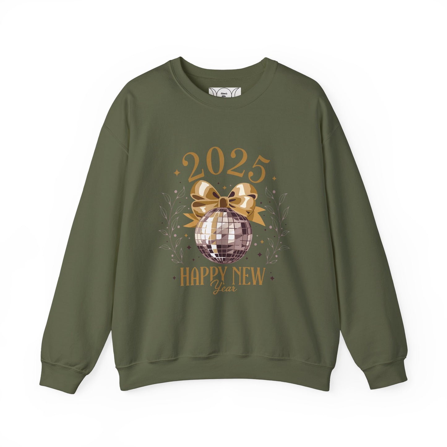 Happy year, Unisex Heavy Blend™ Crewneck Sweatshirt ( no sleeve design)