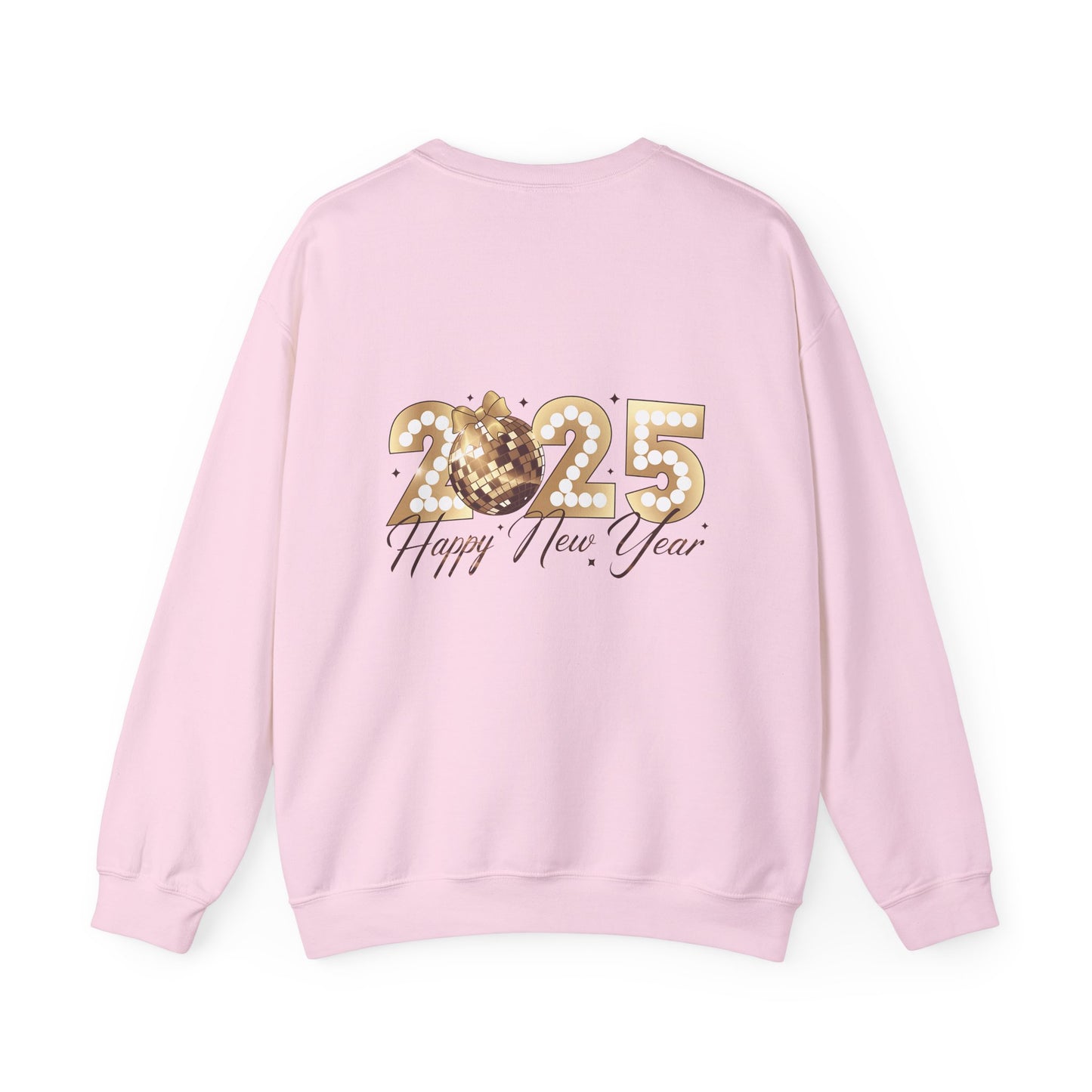 Happy year, Unisex Heavy Blend™ Crewneck Sweatshirt ( no sleeve design)